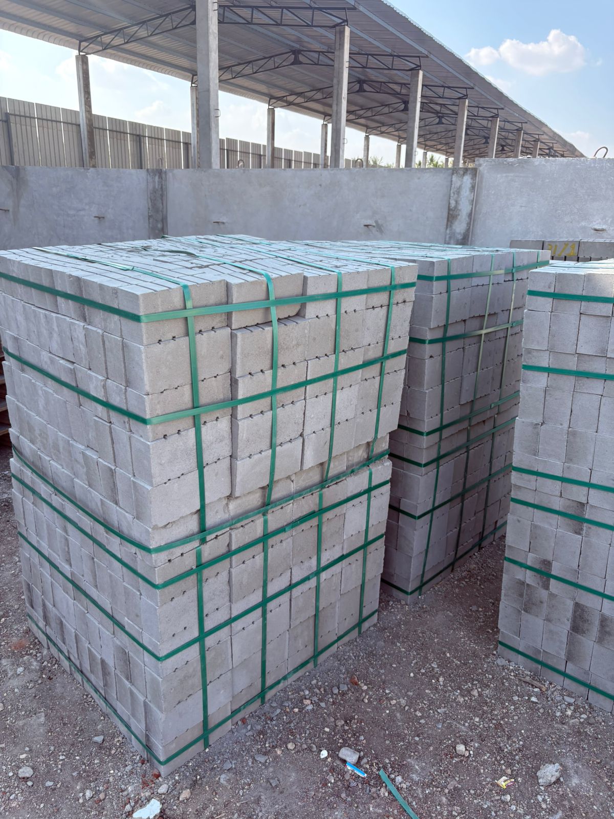 Fly Ash Bricks yard dispatch